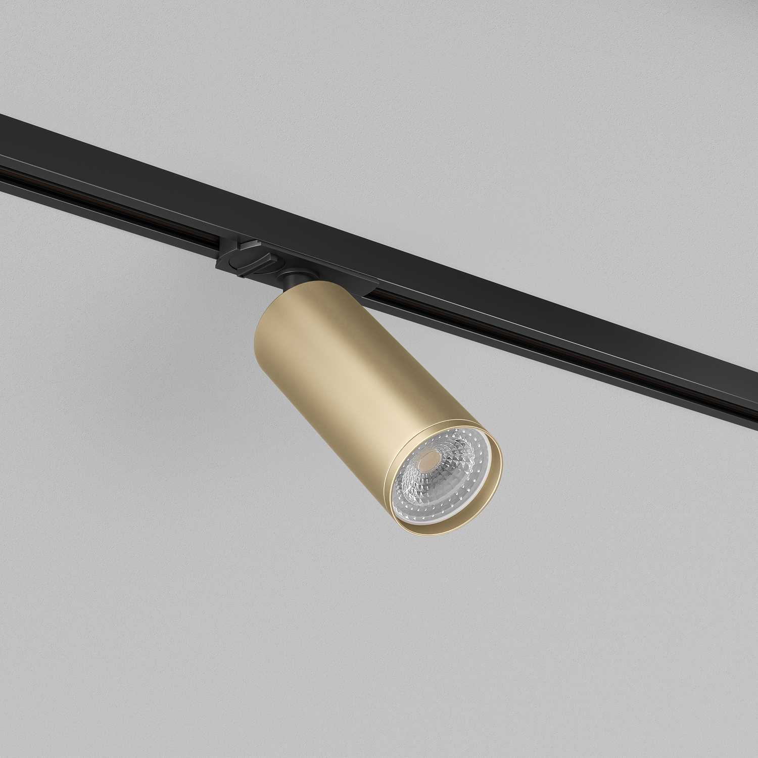 DK6202-BG Трековый светильник IP 20, 15 Вт, GU10, матовое золото с черным, алюминий