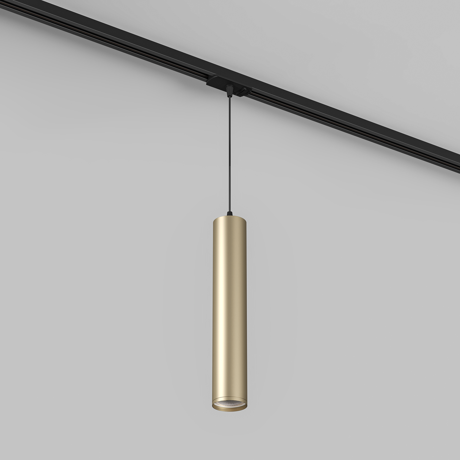 DK6210-BG Трековый светильник IP 20, 15 Вт, GU10, матовое золото с черным, алюминий