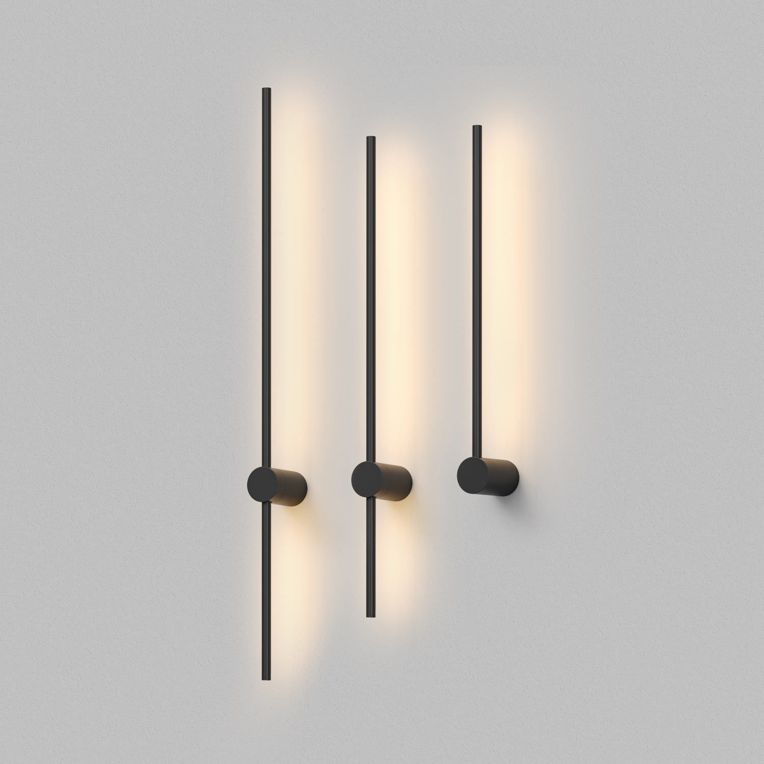 DK5012-BK Бра 800 мм, 3000К, IP20, 7 Вт, черный, алюминий