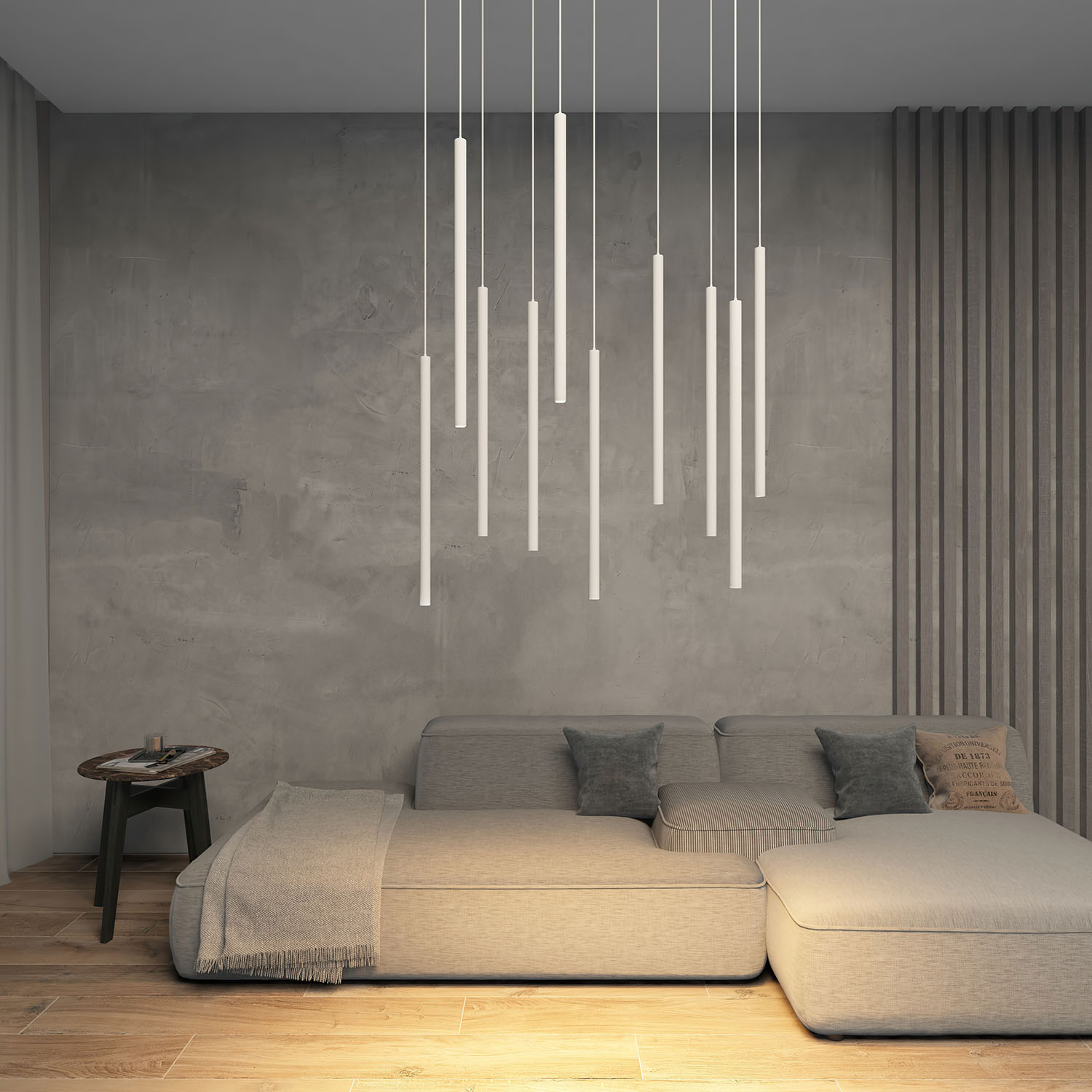 DK4304-WH Подвесной светильник со встроенным светодиодом, 5W, IP 20, 4000K, белый, алюминий