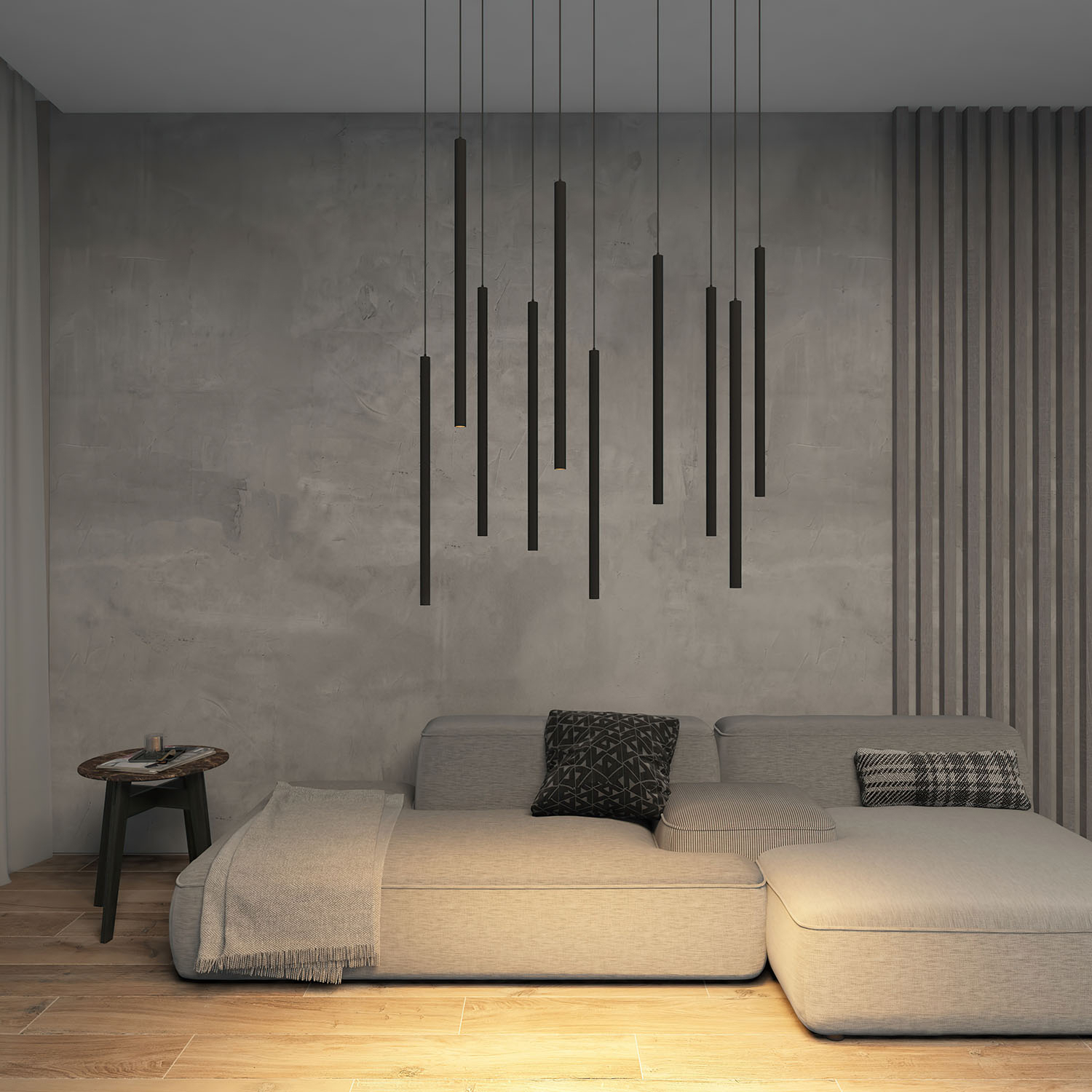 DK4304-BK Подвесной светильник со встроенным светодиодом, 5W, IP 20, 4000K, черный, алюминий