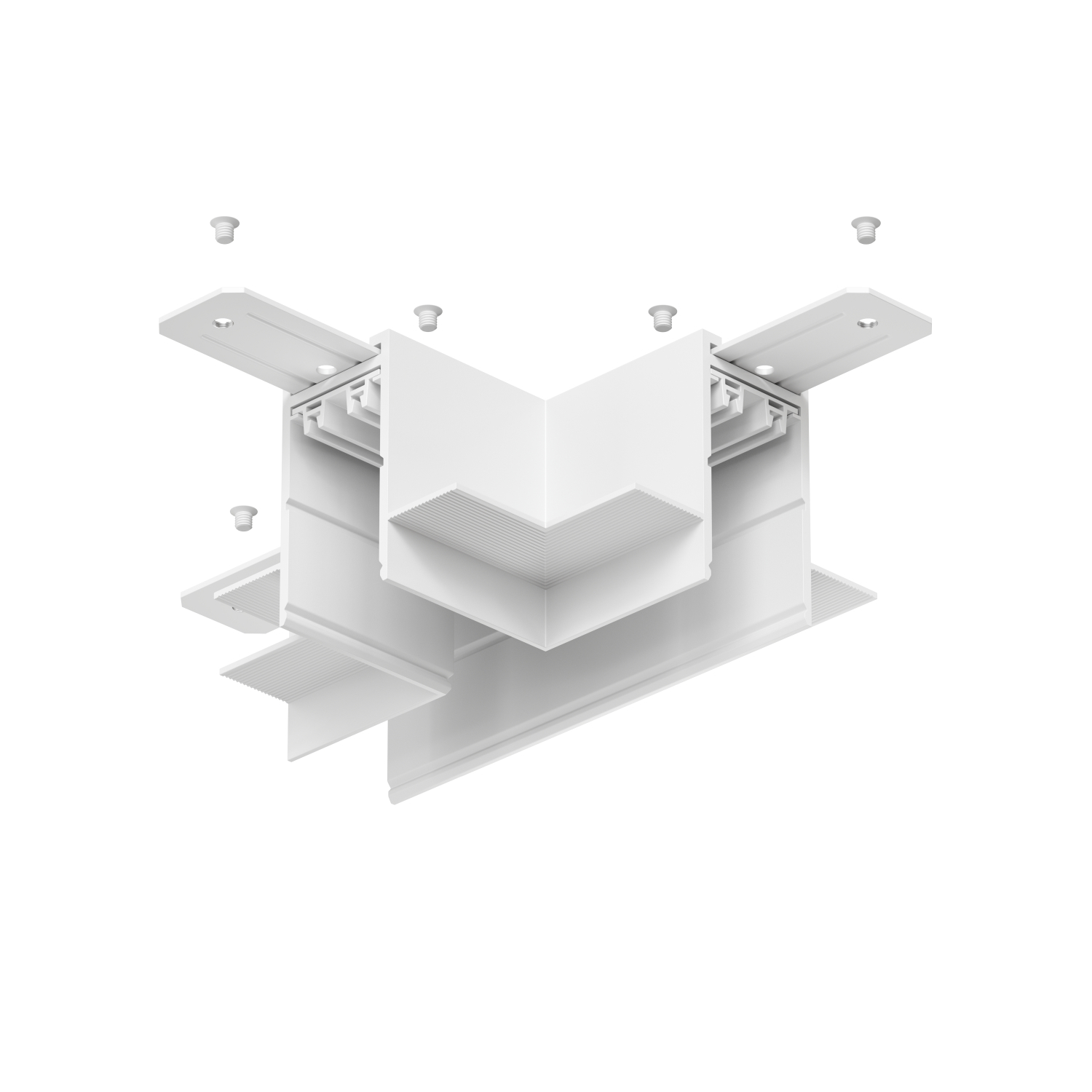 TR2113-WH Коннектор трека SMART для ГКЛ , \"Т\" образный, механический , белый