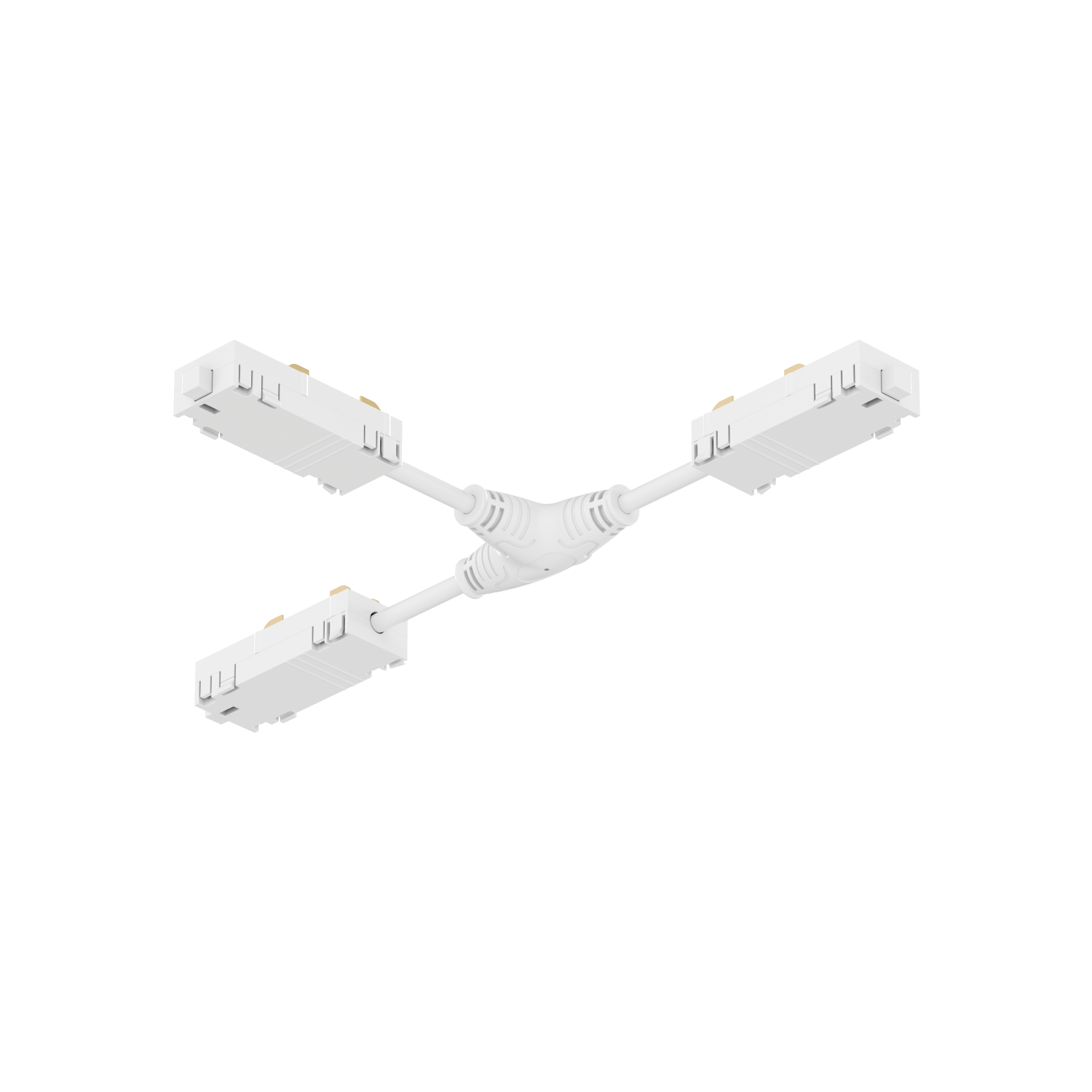 TR2115-WH Гибкий Т-образный, электрический коннектор трека SMART, белый