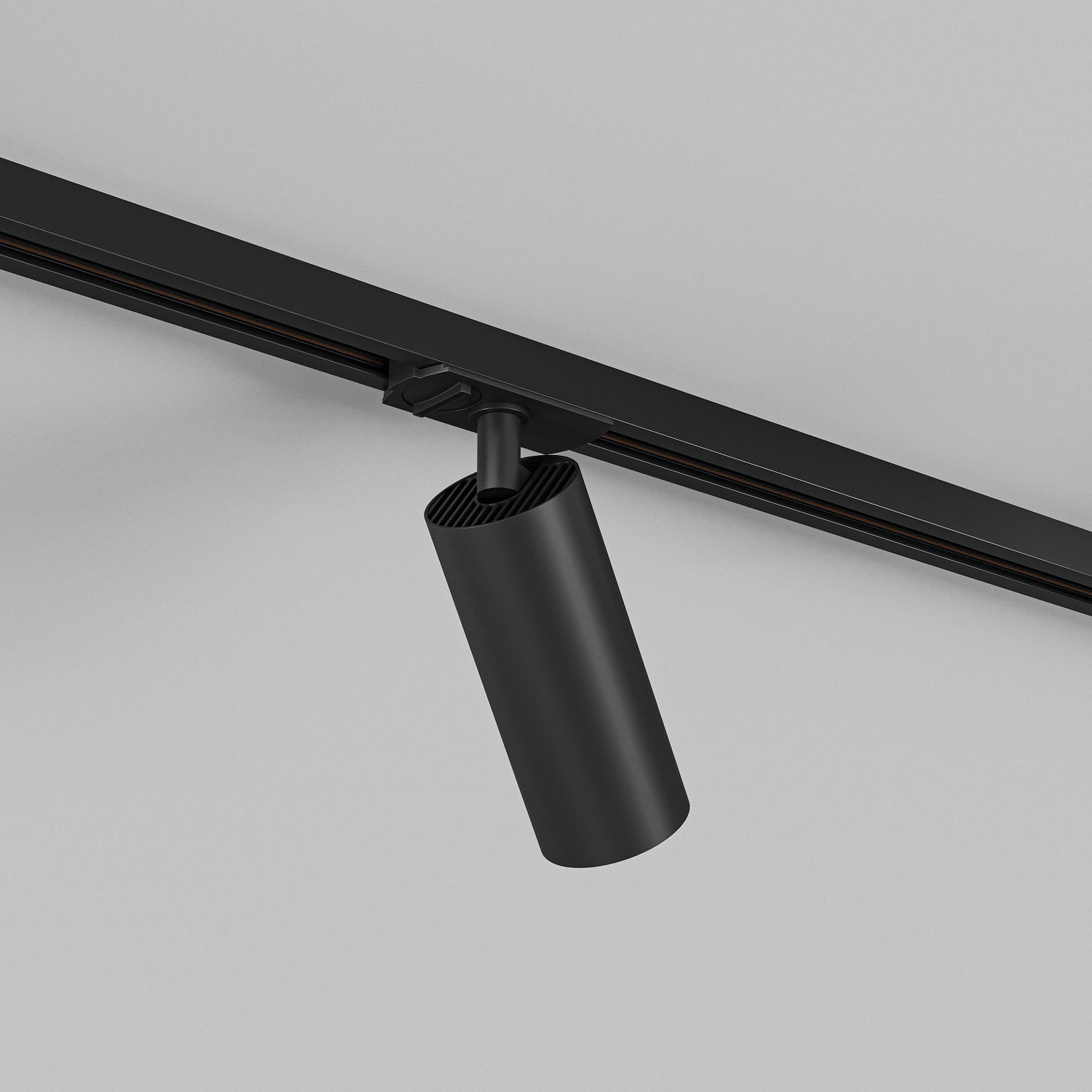 DK6060-BK Трековый светильник IP 20, 15 Вт, GU10, черный, алюминий