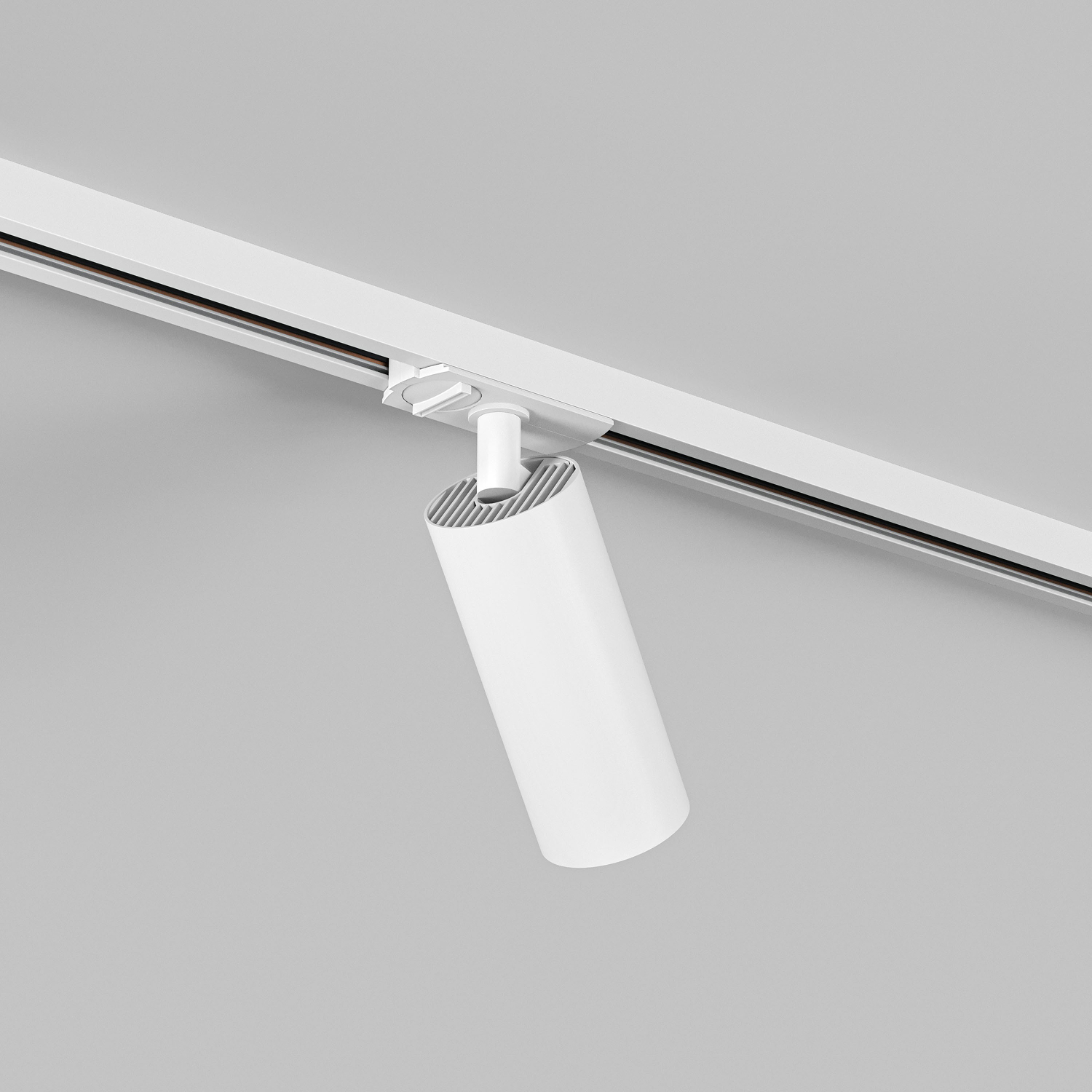 DK6060-BW+WH Трековый светильник IP 20, 15 Вт, GU10, белый с черным, алюминий