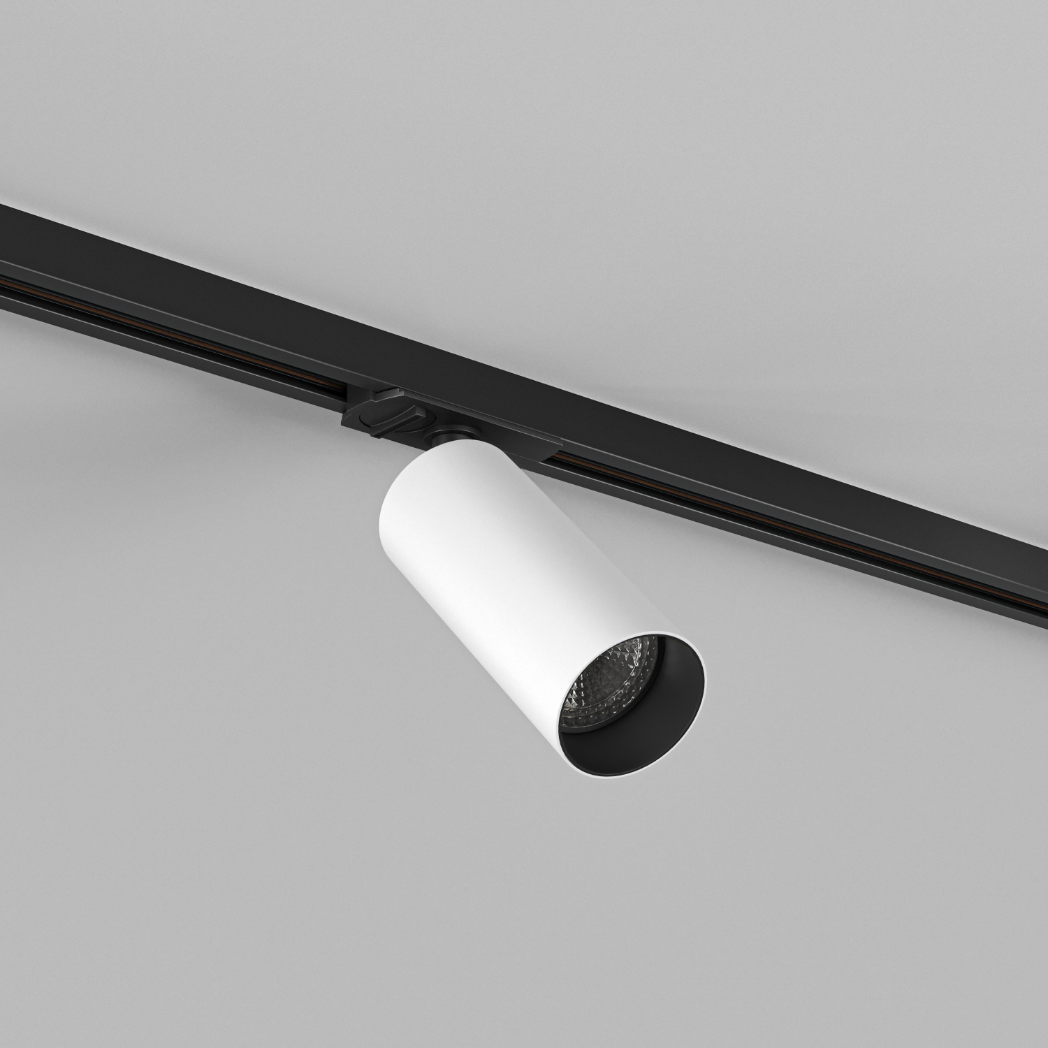 DK6060-BW+BK Трековый светильник IP 20, 15 Вт, GU10, черный с белым, алюминий