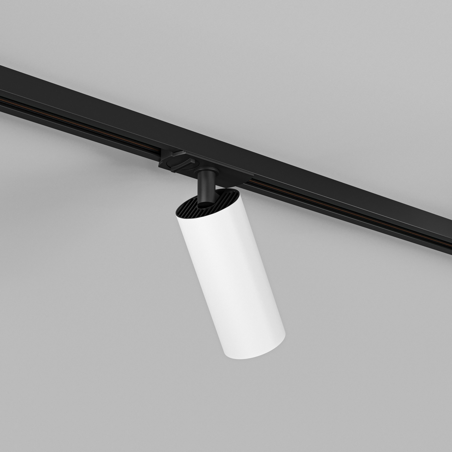 DK6060-BW+BK Трековый светильник IP 20, 15 Вт, GU10, черный с белым, алюминий