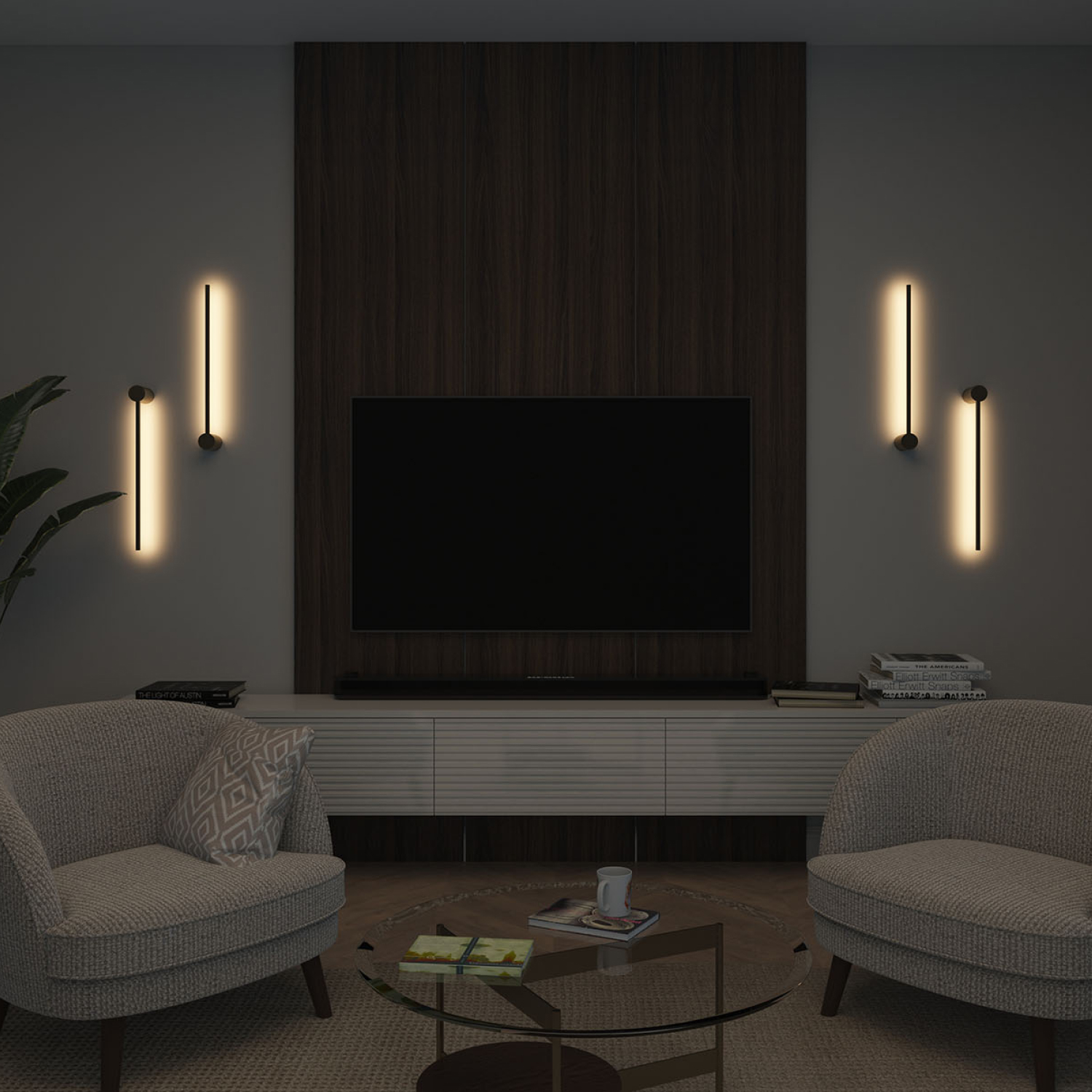 DK5010-SG Бра 600 мм, 3000К, IP20, 5 Вт, матовое золото