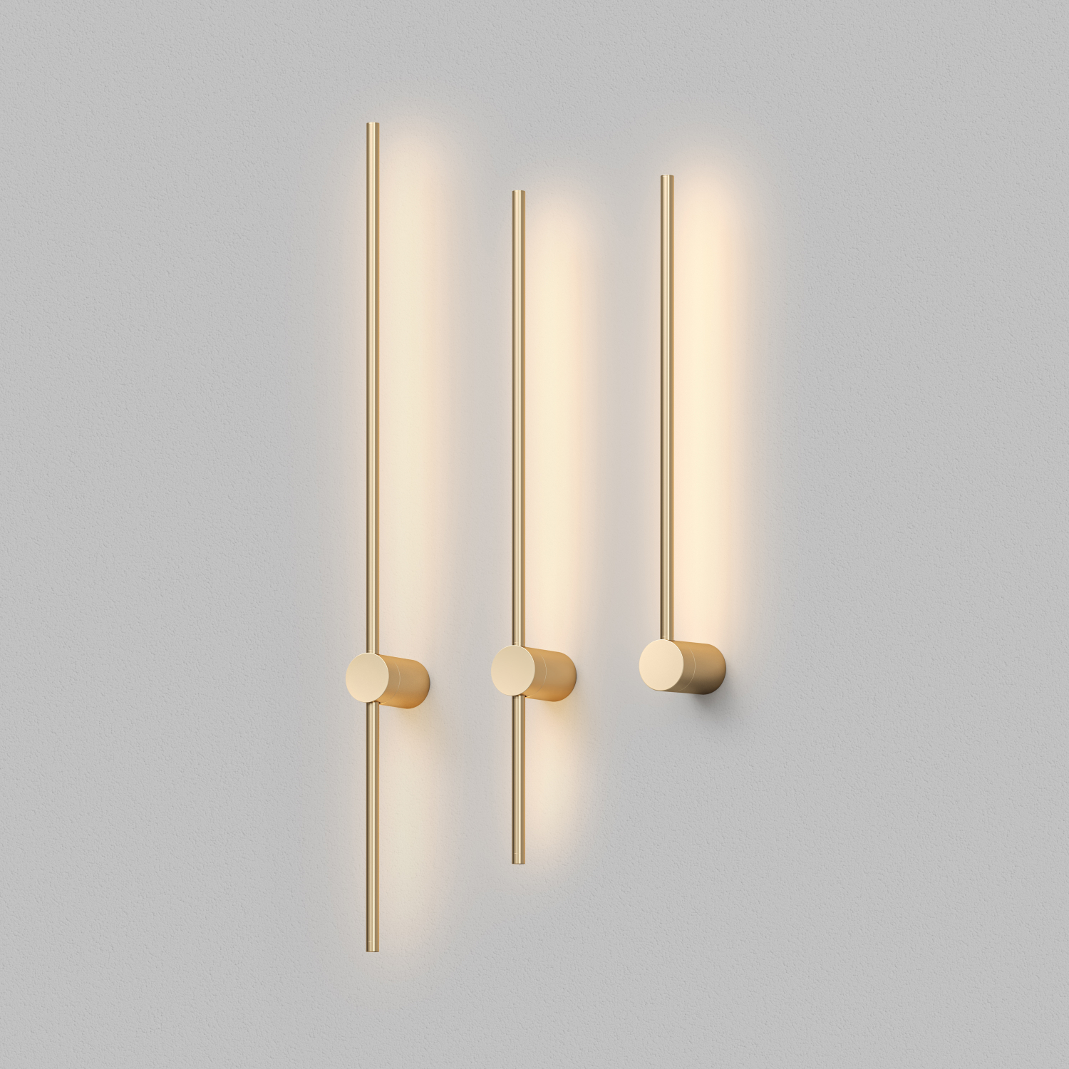 DK5012-SG Бра 800 мм, 3000К, IP20,7 Вт, матовое золото