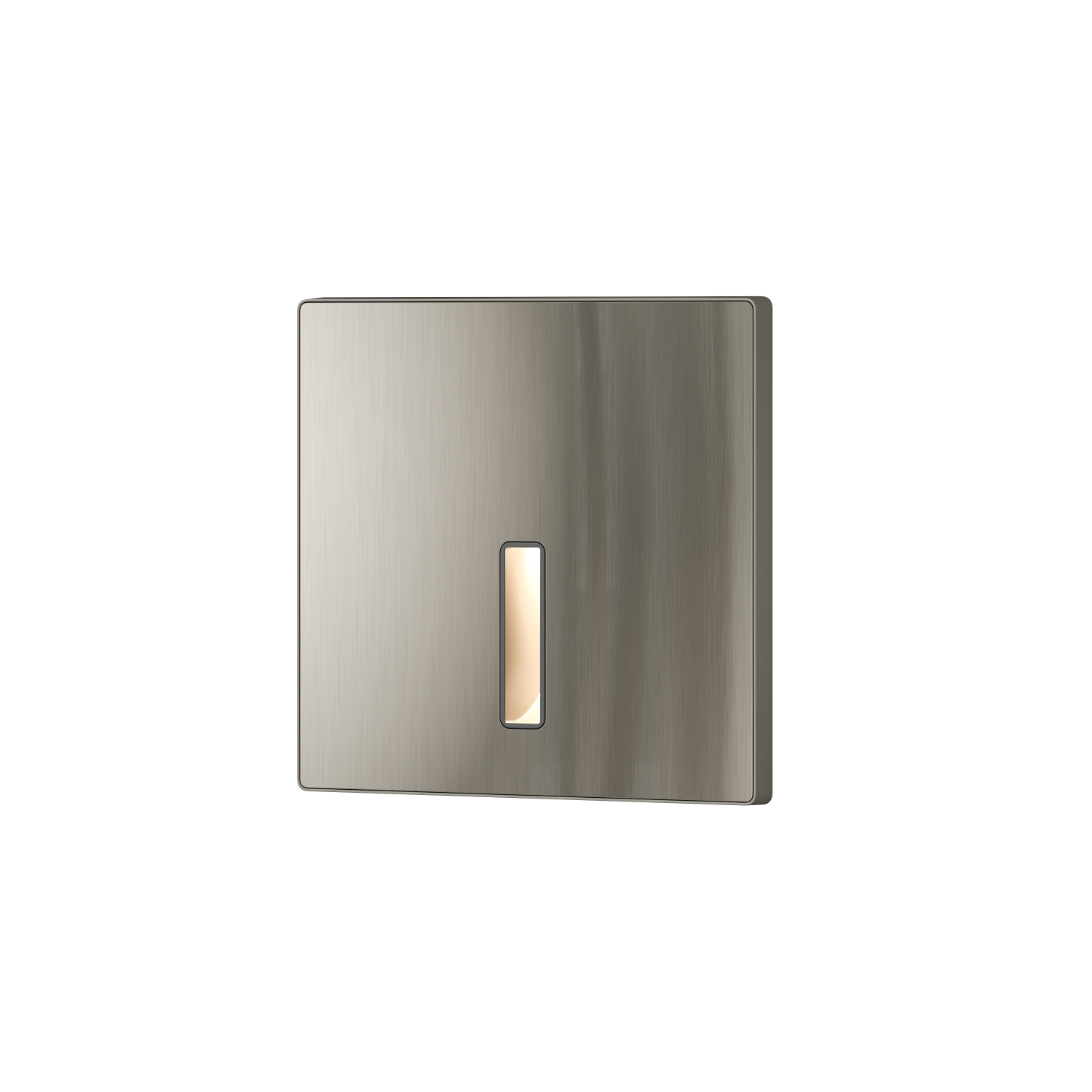 DK1030-NI Светильник встраиваемый в стену, IP 20, LED 3000K, 3 Вт, никель, алюминий