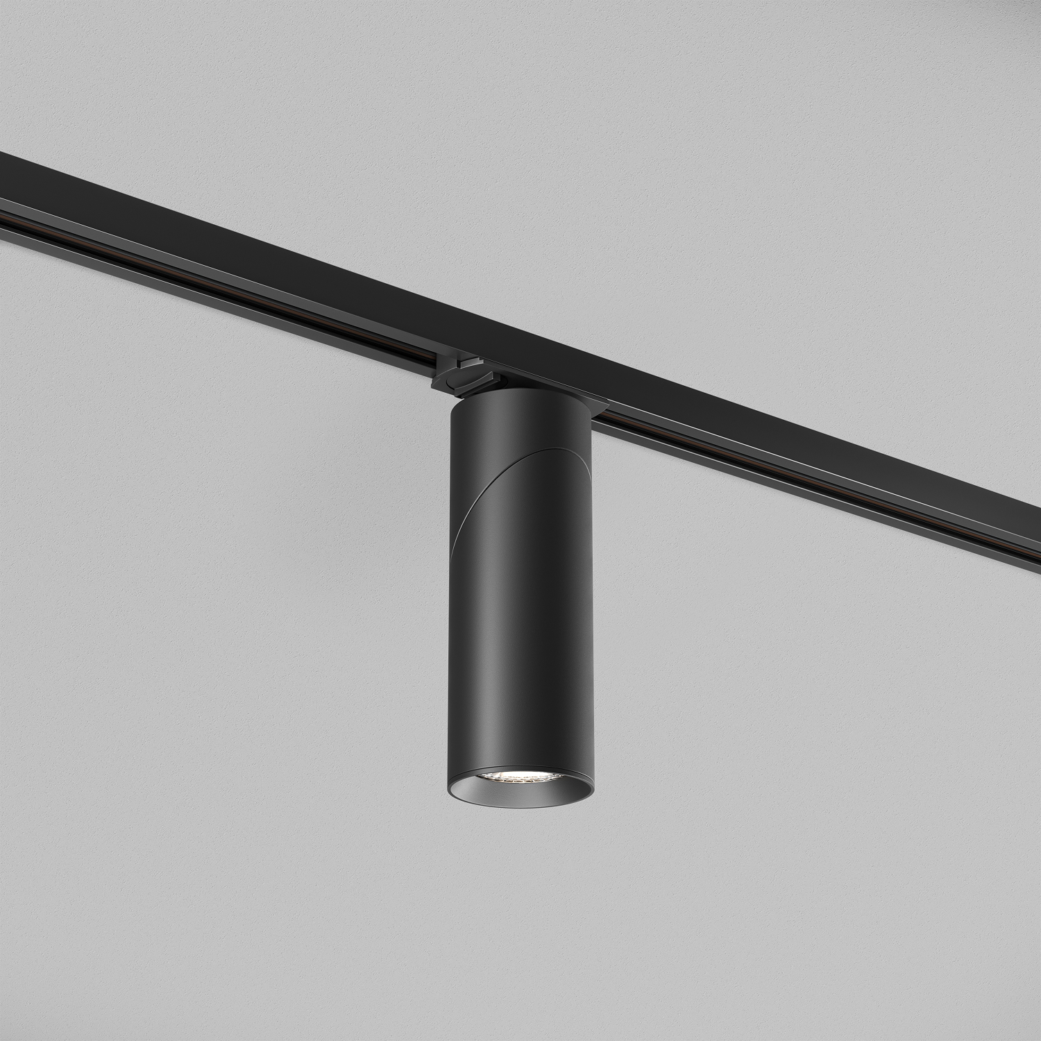 DK6080-BK Трековый светильник IP 20, 15 Вт, GU10, черный, алюминий