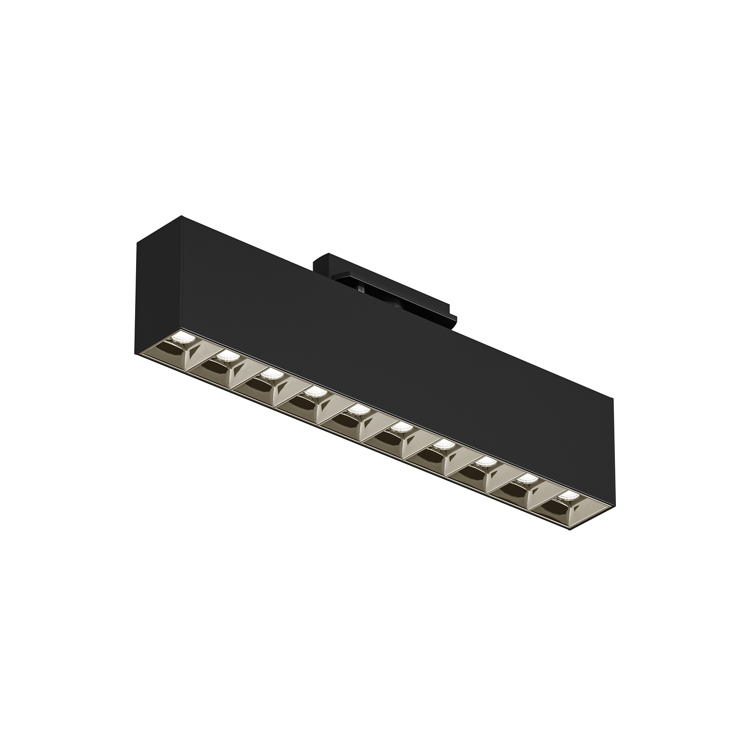 DK6434-BK Поворотный однофазный трековый светильник EDDER со светодиодом L273mm 220V 20W 30° 3000K IP20 черный алюминий