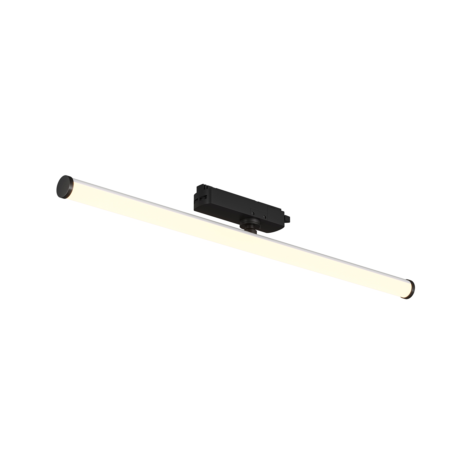 DK6638-BK Поворотный однофазный трековый светильник STROM со светодиодом L600mm 220V 15W 150° 3000K IP20 черный алюминий/акрил