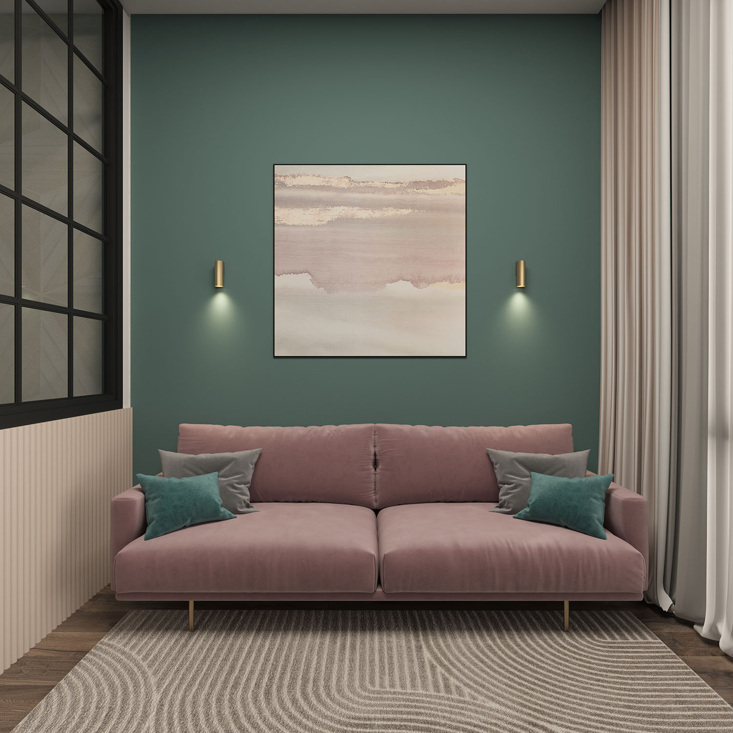 DK5021-SG Настенный светильник, IP20, до 15 Вт, LED, GU10, матовое золото, алюминий