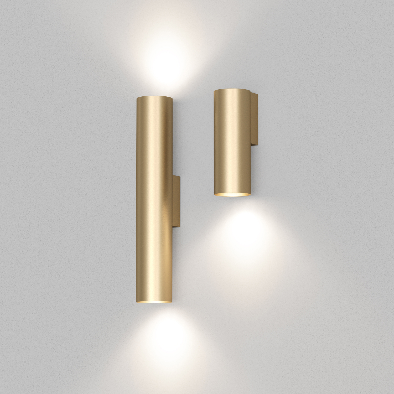 DK5022-SG Настенный светильник, IP20, до 15 Вт, LED, 2xGU10, матовое золото, алюминий