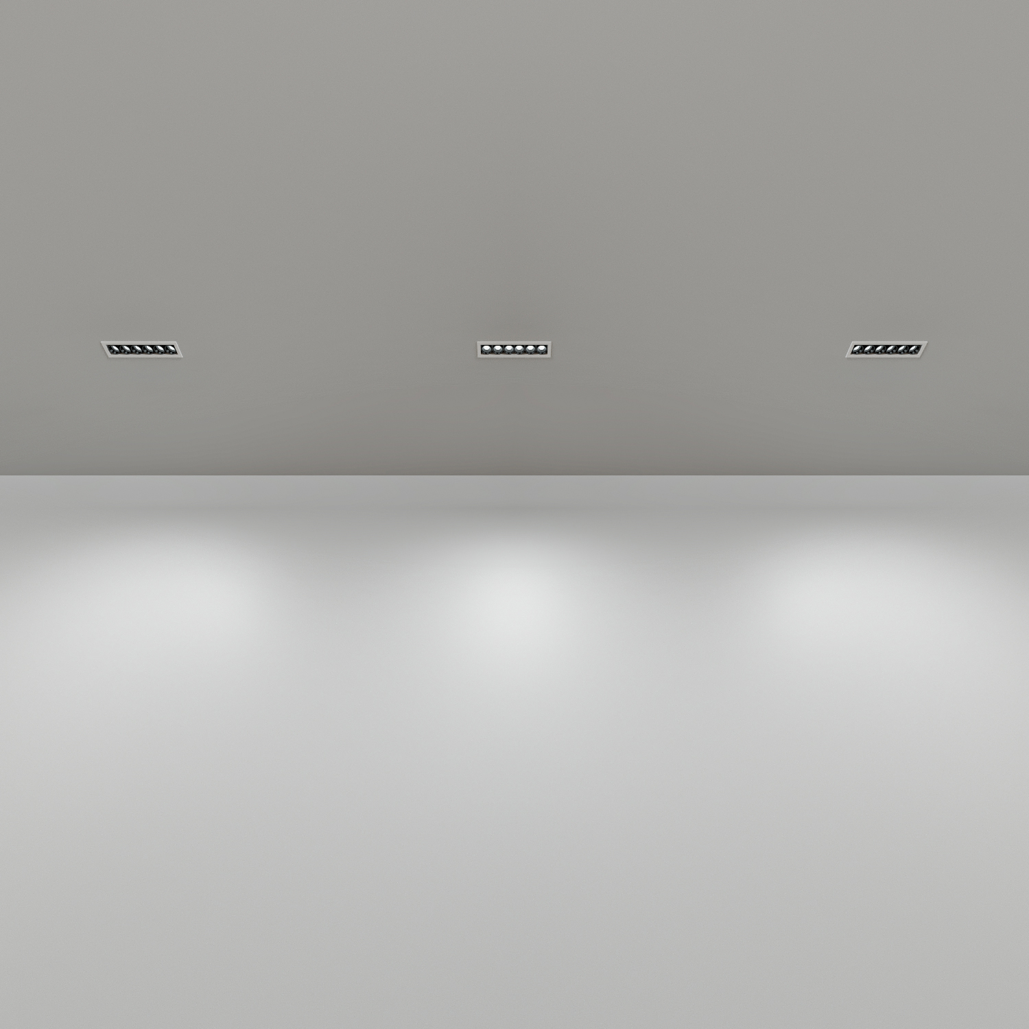 DK2514-WB Встраиваемый светильник SPACE со светодиодом L126mm 220V 10W 38° 4000К IP20 белый/черный алюминий