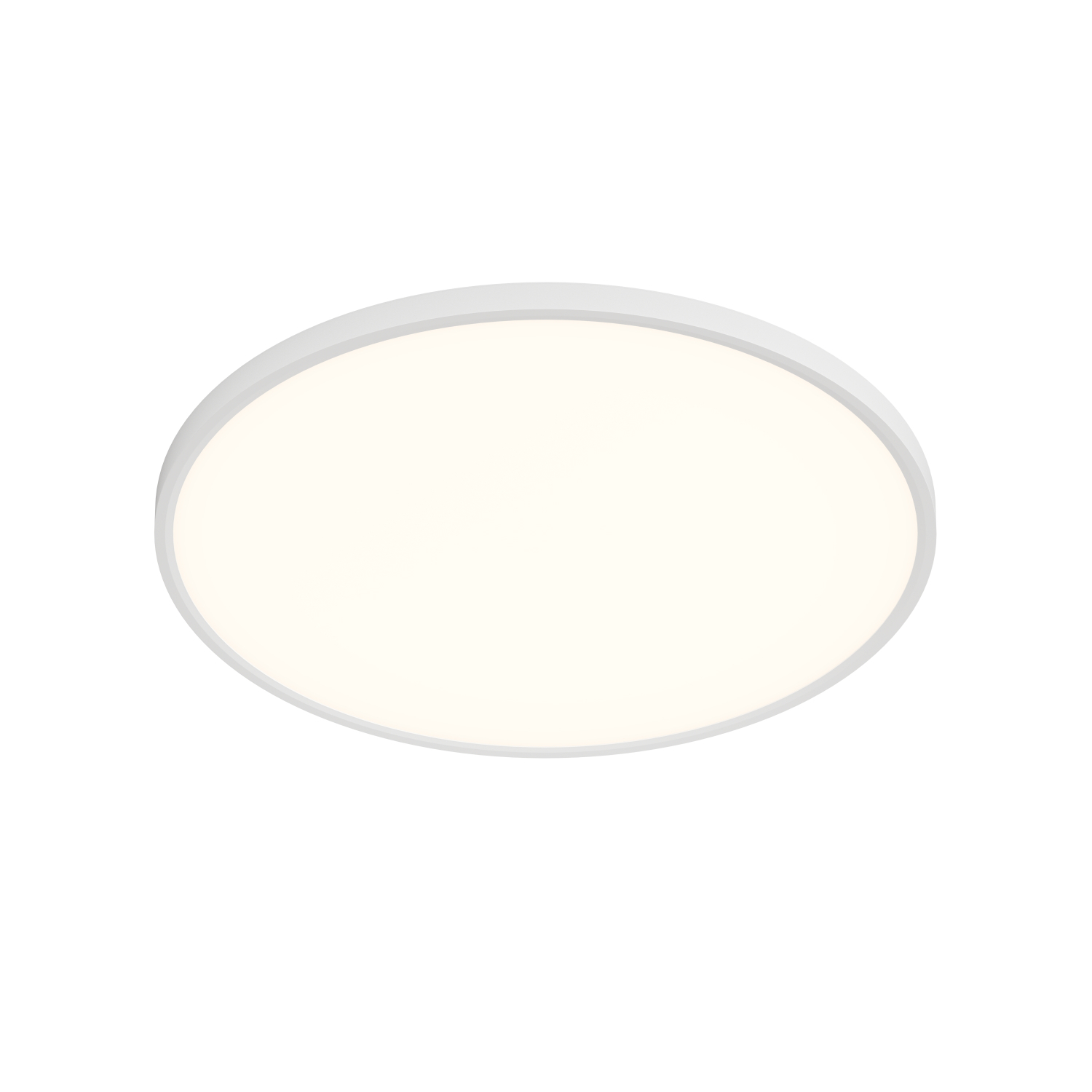 DK6524-WH Накладной светильник THIN, IP40, 50W, 3000K/4000K/6500K, переключатель цветовой температуры на корпусе, белый, полимер