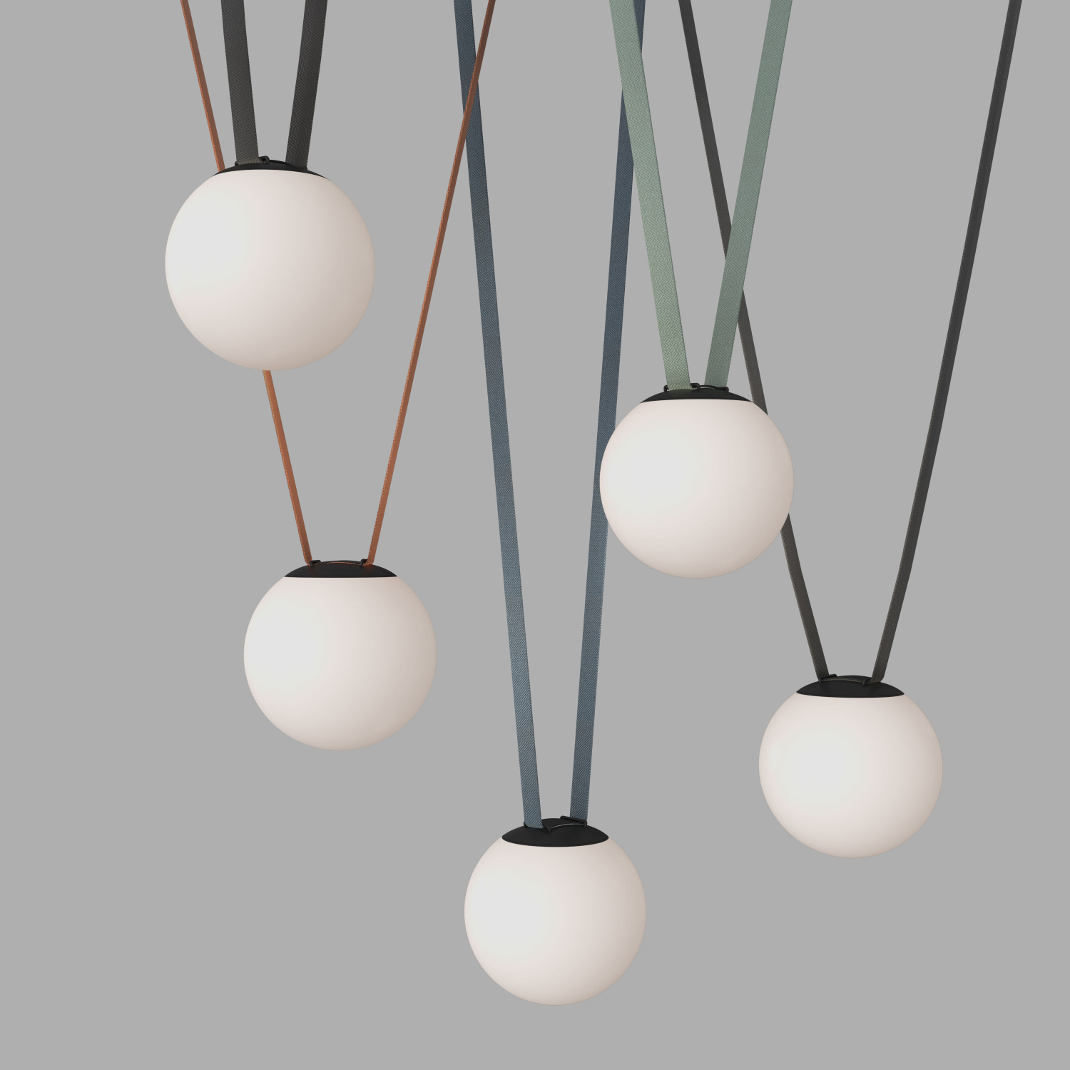 DK5552-BK Cветильник для трека-ремня Belty, серия Orb, со светодиодом, D180*H181мм, 48V DC, 10W, RA90, 120°, 4000K, IP20, белый, акрил