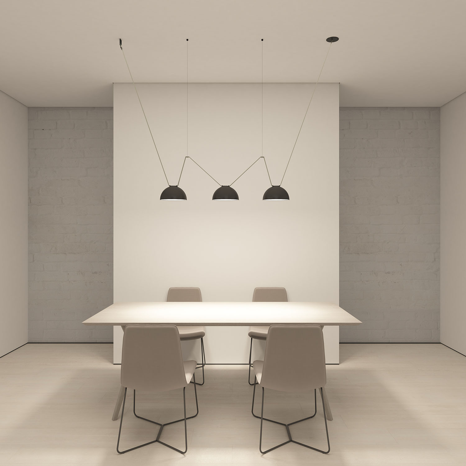 DK5560-BK Cветильник для трека-ремня Belty, серия Flow со светодиодом, D220*H117мм, 48V DC, 24W, RA90, 120°, 4000K, IP20, черный, алюминий