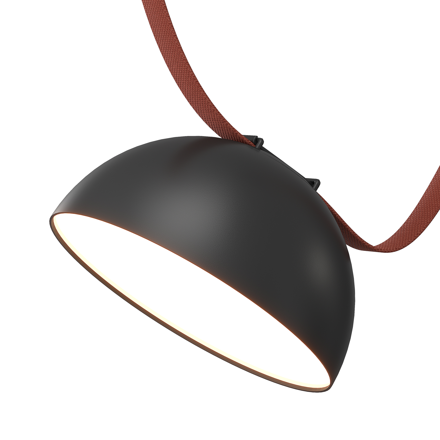 DK5560-BK Cветильник для трека-ремня Belty, серия Flow со светодиодом, D220*H117мм, 48V DC, 24W, RA90, 120°, 4000K, IP20, черный, алюминий