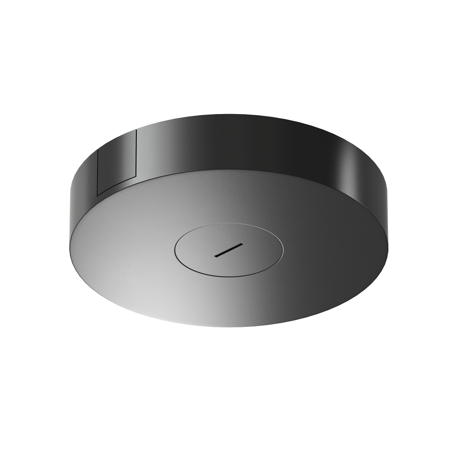 TR5511-BK Накладное основание с возможностью размещения блока питания и подачи питания треку-ремню Belty, серия Base, D260*H50мм, IP20, черный, алюминий