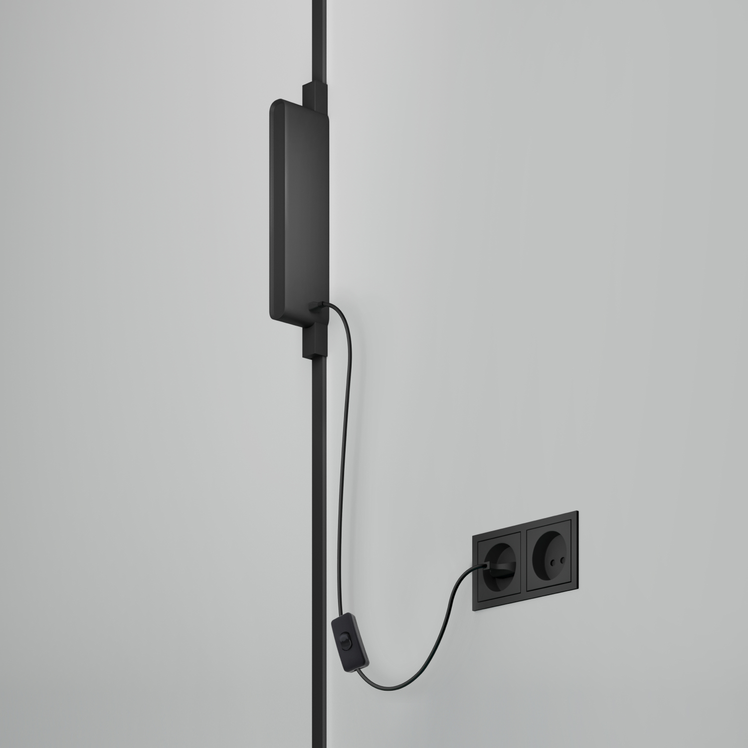 TR5220-BK Внешний блок питания для трека Air, серия Base, 150W, 48V DC, IP20, черный, алюминий