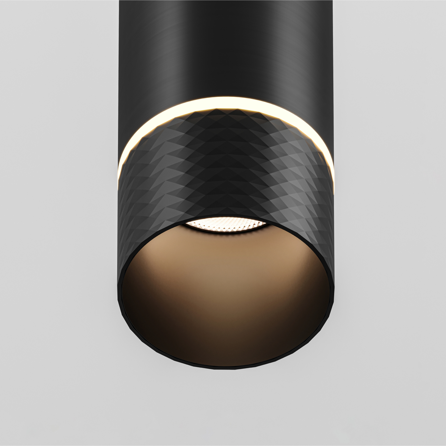 DK5315-BK Светильник для трека Air, серия Hang 3000 со светодиодом, ?35*257мм, 48V DC, 5W, RA?95, 24°, 3000K, IP20, черный, алюминий