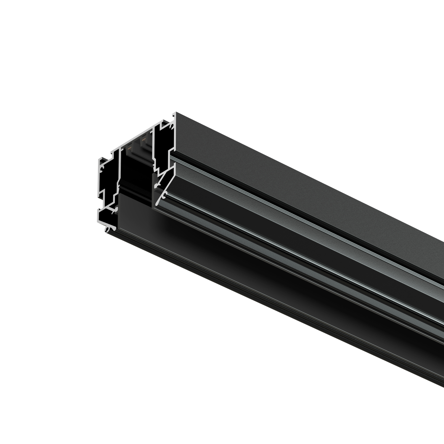 TR2023-BK Профиль-трек SMART ONE, для натяжных потолков, 3 м, алюминий, черный