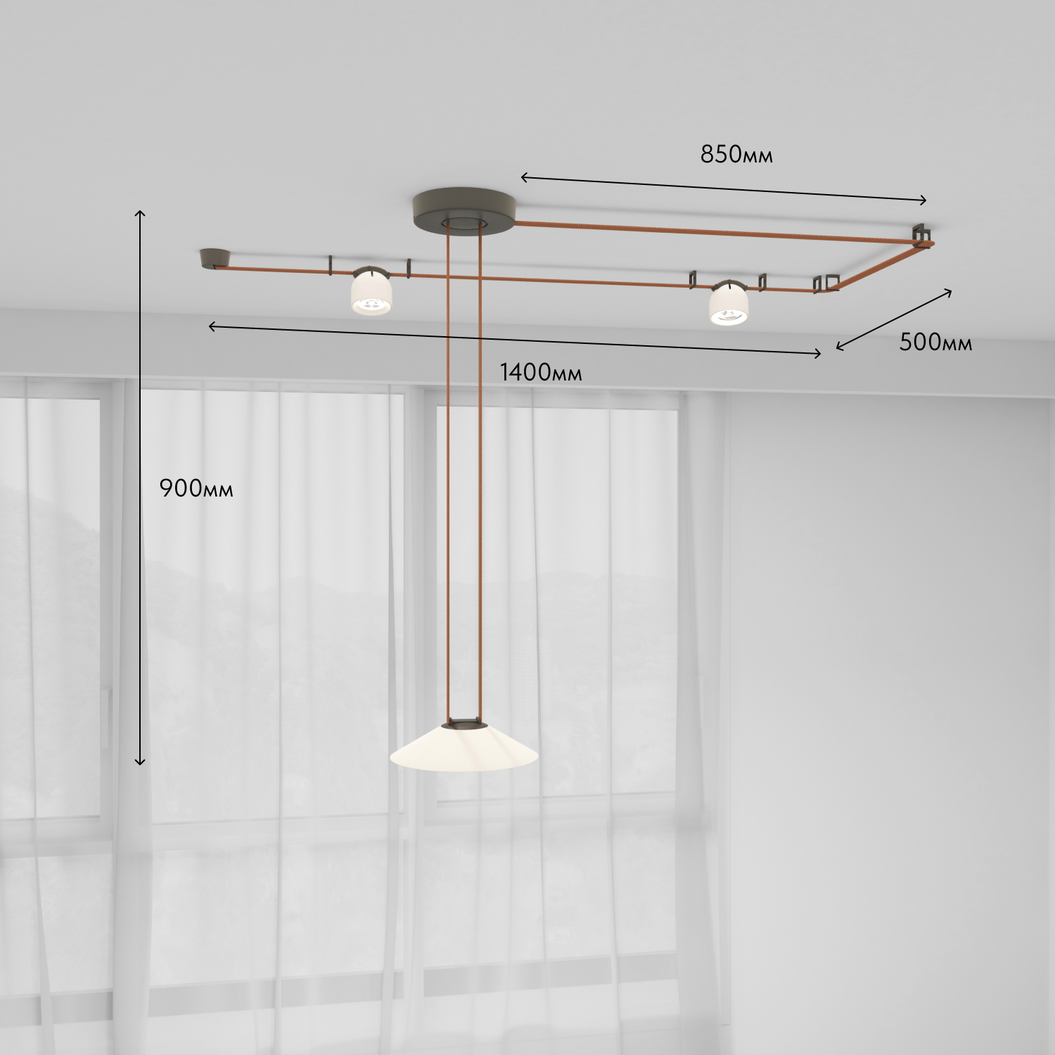 Комплект ременной трековой системы Belty