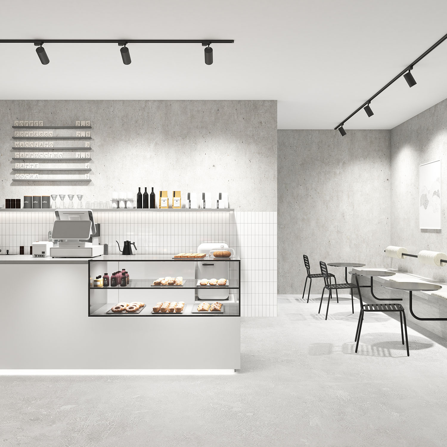 DK6456-BK Трековый светильник SOLID KOPER, 155мм, d80, 220V, LED 4000K, 30W, IP20, черный, алюминий