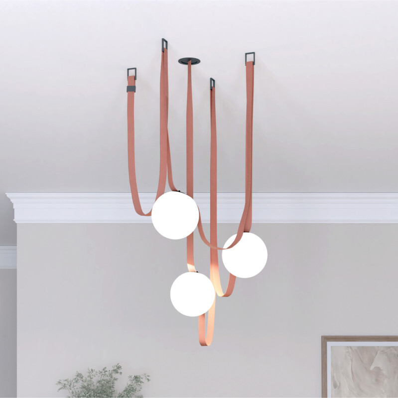 DK5551-BK Cветильник для трека-ремня Belty, серия Orb, со светодиодом, D150*H147мм, 48V DC, 10W, RA90, 120°, 3000K, IP20, белый, акрил