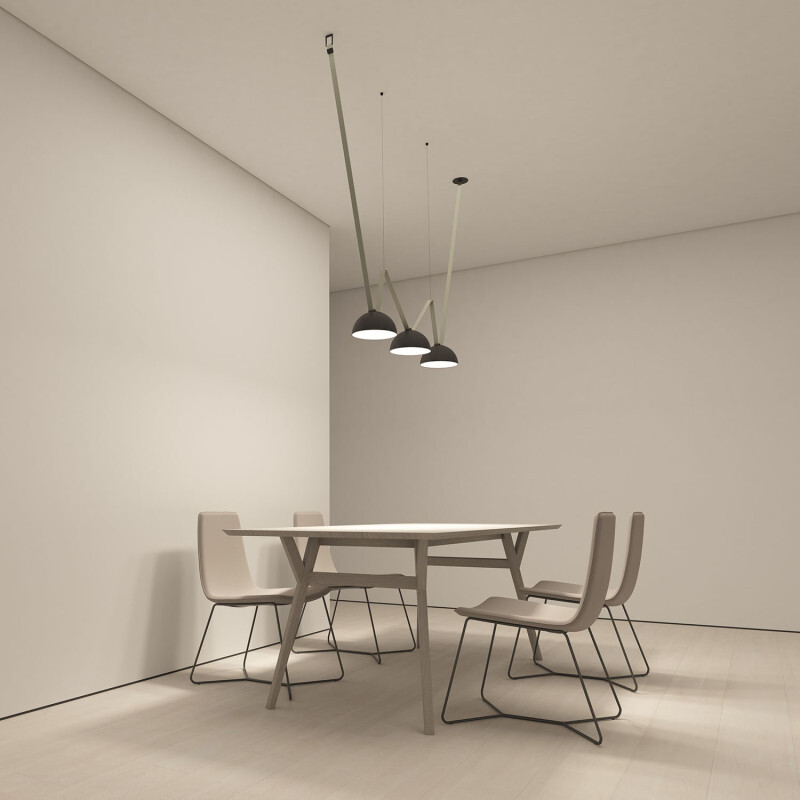 DK5561-BK Cветильник для трека-ремня Belty, серия Flow со светодиодом, D220*H117мм, 48V DC, 24W, RA90, 120°, 3000K, IP20, черный, алюминий