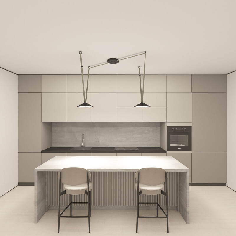 DK5565-BK Cветильник для трека-ремня Belty, серия Flow, со светодиодом, D300*H71мм, 48V DC, 20W, RA90, 120°, 3000K, IP20, черный, алюминий