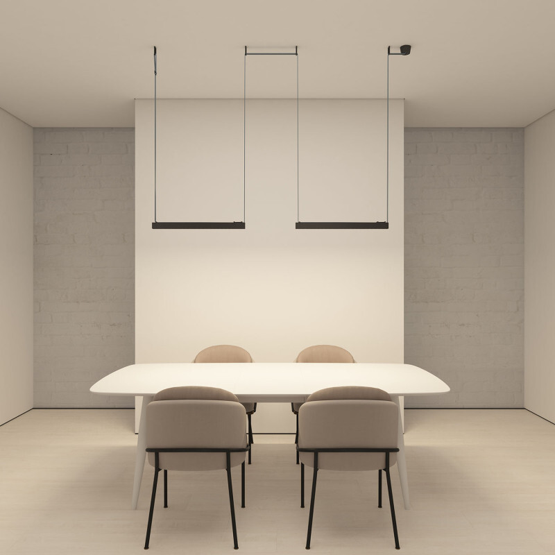 DK5573-BK Cветильник для трека-ремня Belty, серия Grill, со светодиодом, L642*W40*H45мм, 48V DC, 24W, RA90, 24°, 3000K, IP20, черный, алюминий