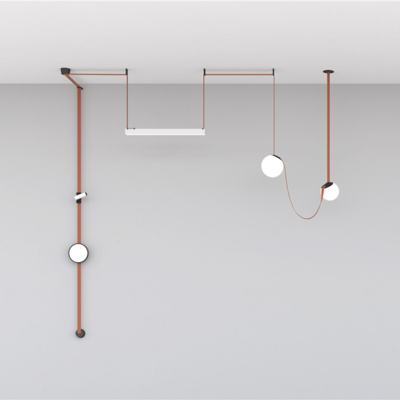 DK5577-WH Cветильник для трека-ремня Belty, серия Linear, со светодиодом, L642*W40*H45мм, 48V DC, 24W, RA90, 120°, 3000K, IP20, белый, алюминий