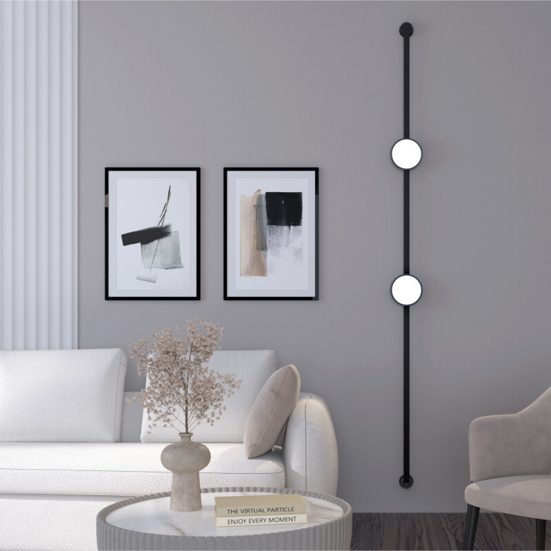 DK5567-BK Cветильник для трека-ремня Belty, серия Flow, со светодиодом, D168*H29.5мм, 48V DC, 10W, RA90, 120°, 3000K, IP20, черный, алюминий