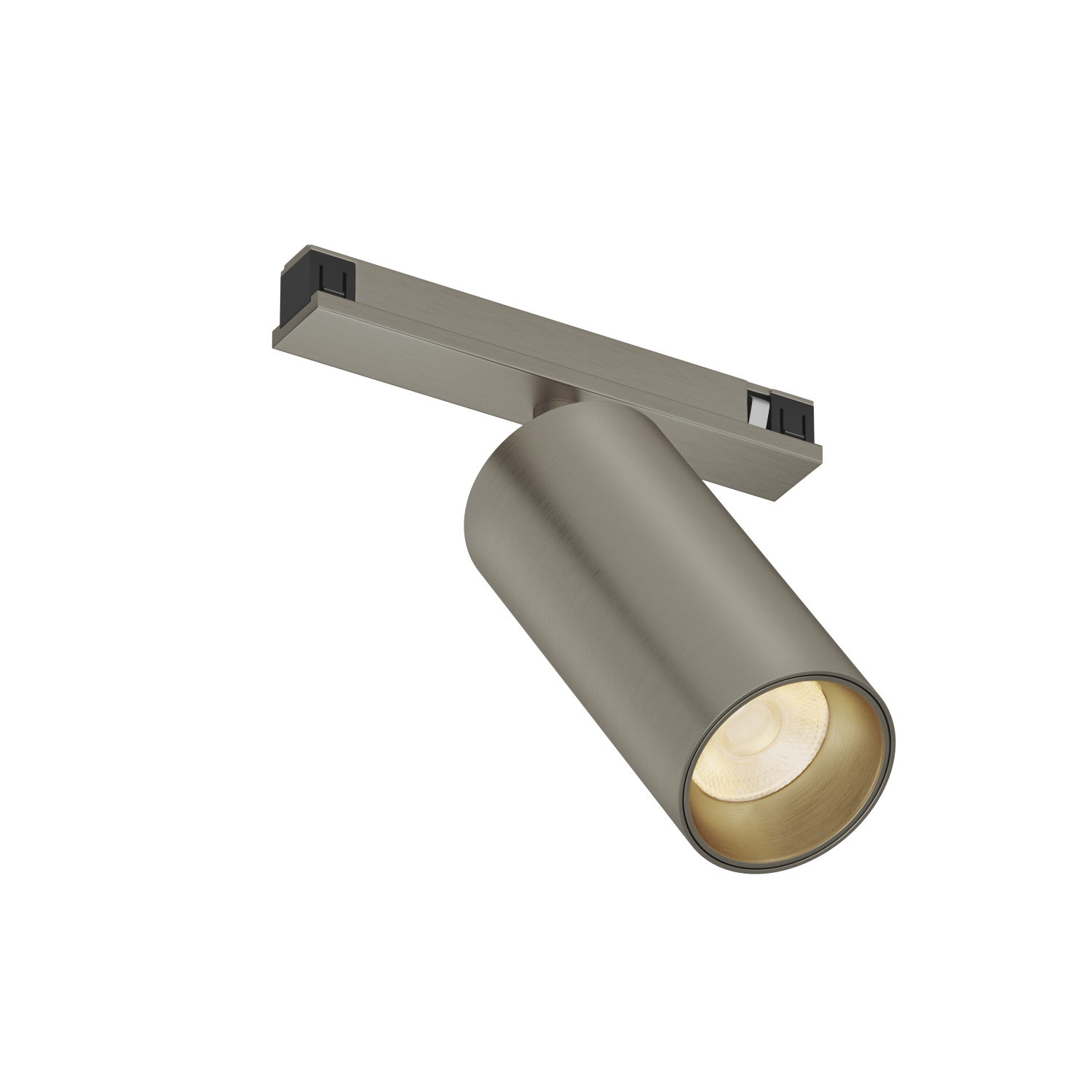 DK5741-DN Светильник для трека SHINE SPOT со светодиодом, D45*H100, 48V DC, 10W, RA?90, 3000K, IP20, темный никель, алюминий