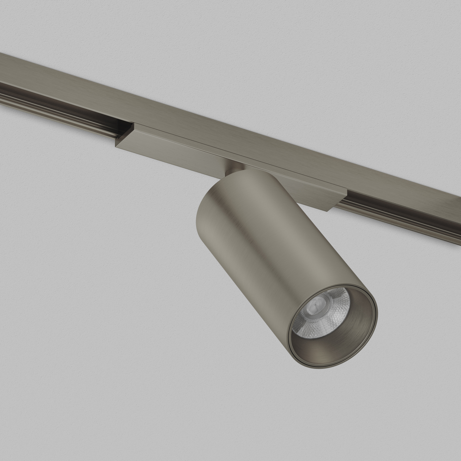 DK5741-DN Светильник для трека SHINE SPOT со светодиодом, D45*H100, 48V DC, 10W, RA?90, 3000K, IP20, темный никель, алюминий