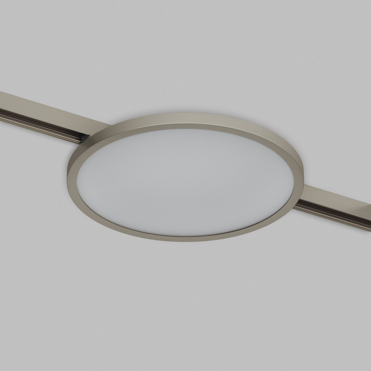 DK5763-DN Светильник для трека SHINE FLOW со светодиодом, D198*H27, 48V DC, 15W, RA?90, 3000K, IP20, темный никель, алюминий