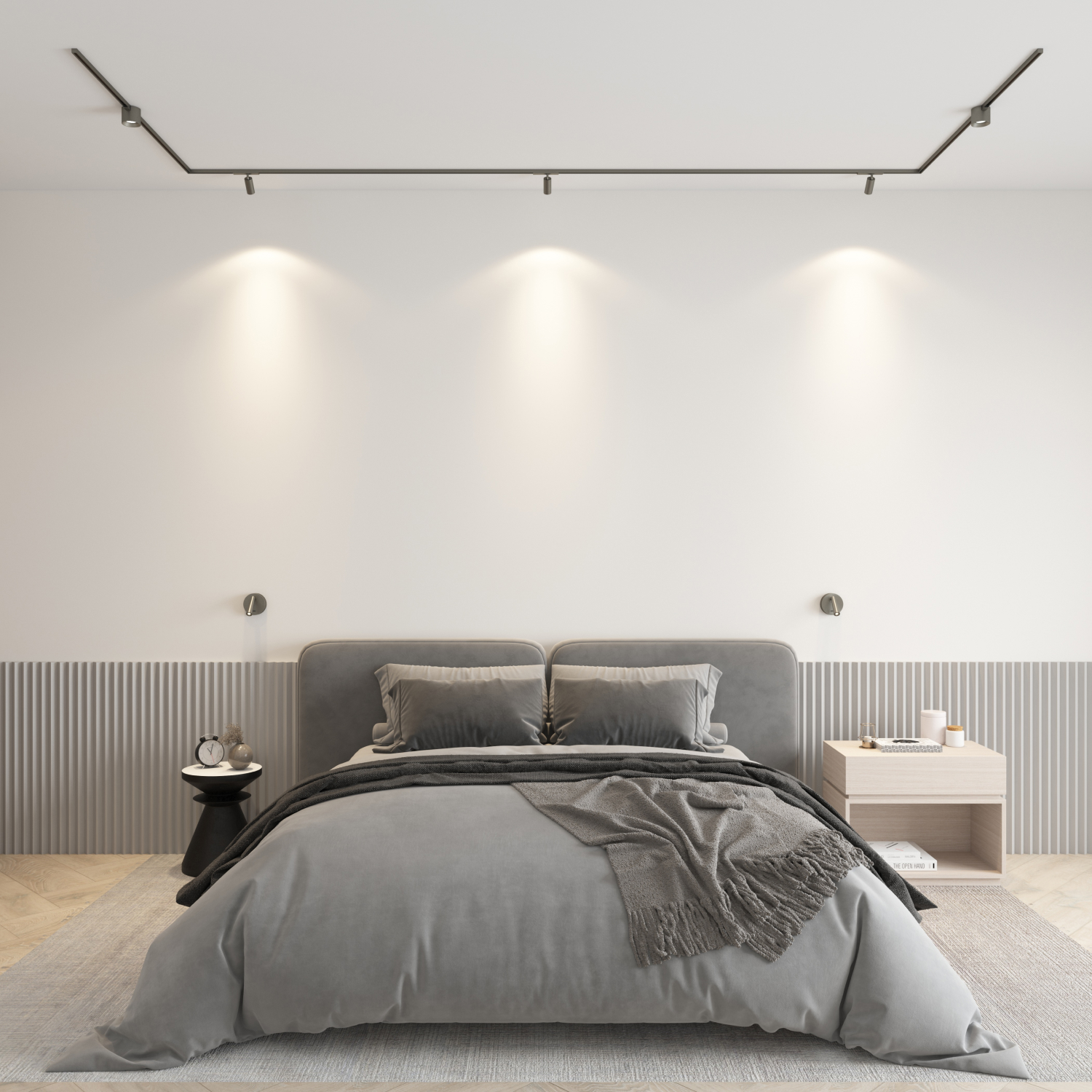 DK5072-DN Бра SHINE WALL со светодиодом, D104*H68, IP20, 3000К, 3W, RA?90, темный никель, алюминий