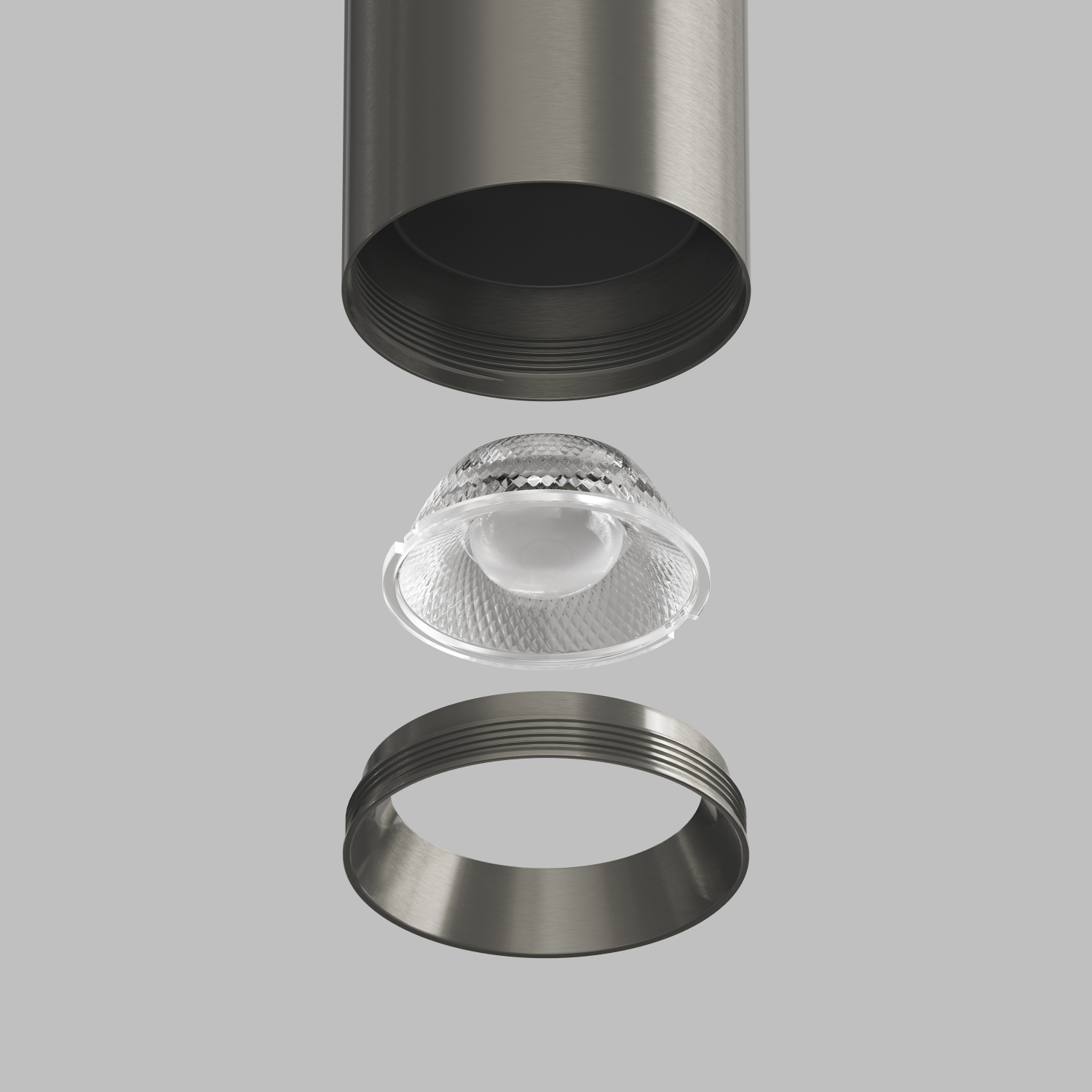 DK2615-DN Накладной светильник SHINE TUBE со светодиодом, D45*H115, IP20, 3000К, 7W, RA?90, темный никель, алюминий