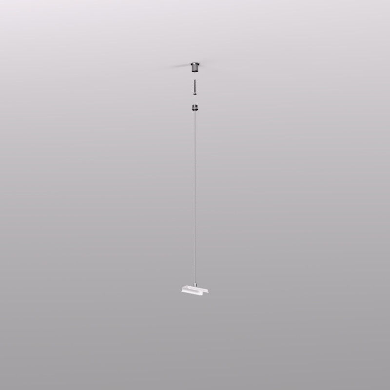 TR2126-WH Механический подвес для трека SMART BASE, IP20, 1.5м, белый, алюминий