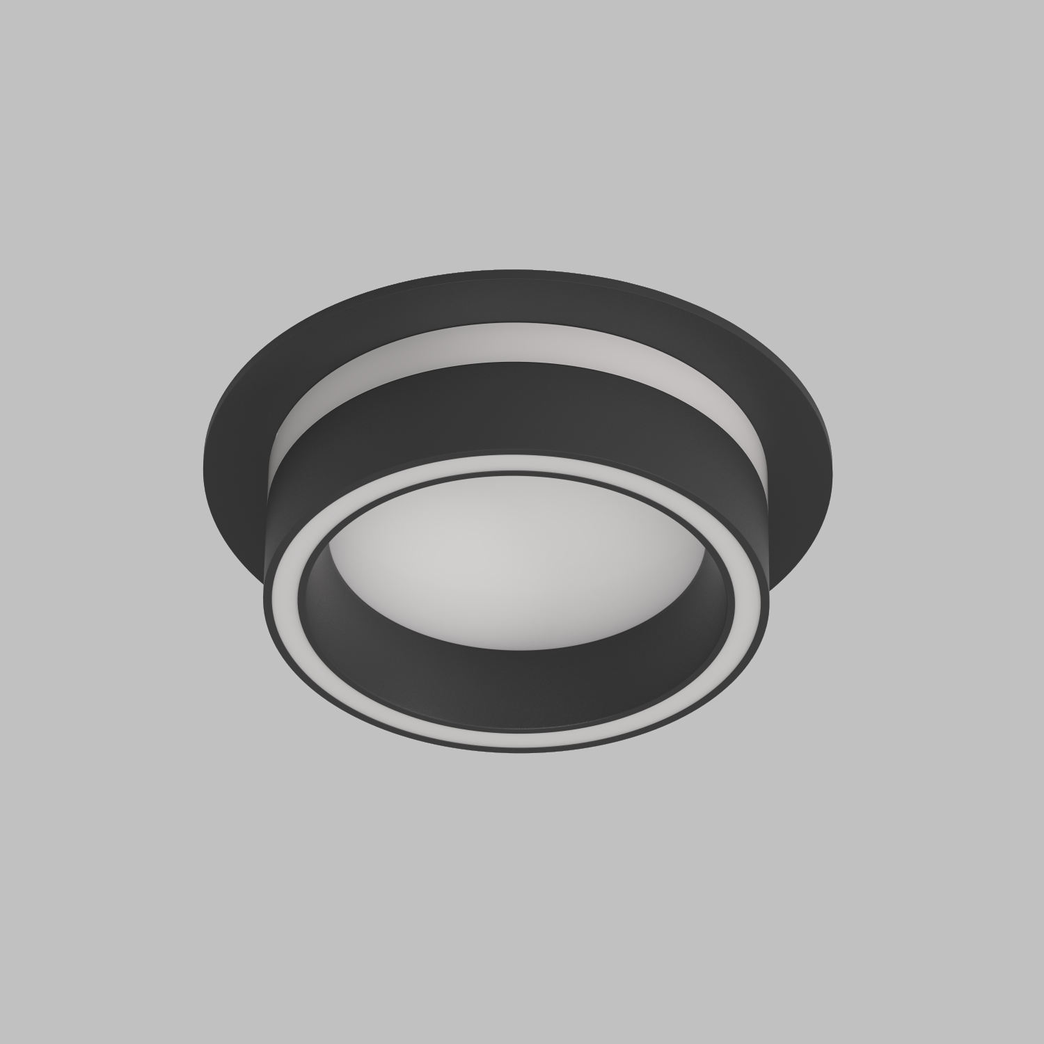 DK2100-BK Встраиваемый светильник NIKO, IP 20, до 15 Вт, GX53, LED, черный, акрил, алюминий