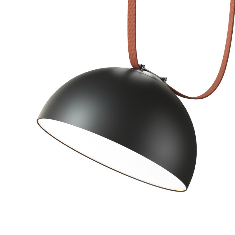 DK5562-BK Cветильник для трека-ремня Belty, серия Flow со светодиодом, D300*H171мм, 48V DC, 28W, RA90, 120°, 4000K, IP20, черный, алюминий