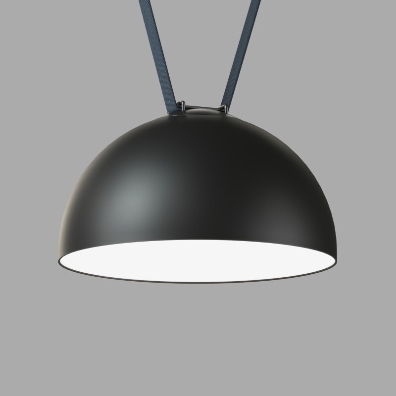 DK5562-BK Cветильник для трека-ремня Belty, серия Flow со светодиодом, D300*H171мм, 48V DC, 28W, RA90, 120°, 4000K, IP20, черный, алюминий