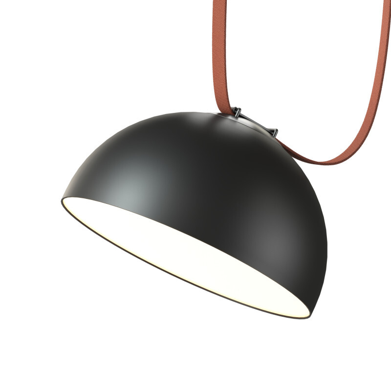 DK5662-BK Cветильник для трека-ремня Belty Smart, серия Flow со светодиодом, D300*H171мм, 48V DC, 28W, RA90, 120°, 3000-5700K, IP20, черный, алюминий