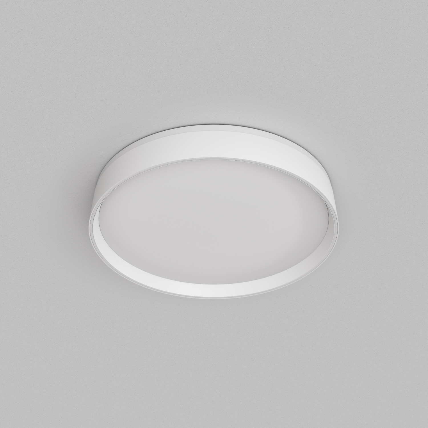 DK6510-WH Накладной светильник, LED, 40W, IP 20, 3000K - 6500K, белый, металл, полимер