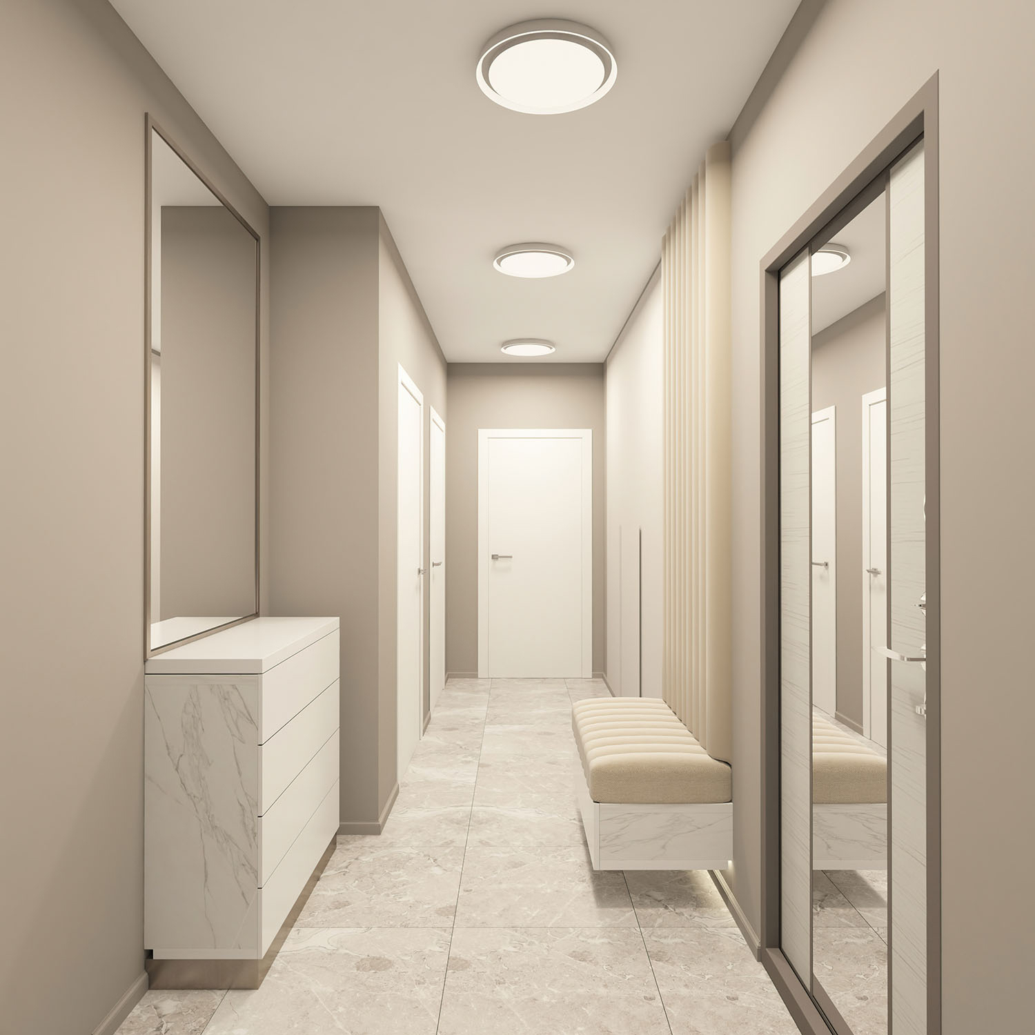 DK6516-WH Накладной светильник со встроенным светодиодом, 50W, IP 20, 3000K - 6500K, управление пульт Д/У (в комплекте) и Wi-Fi 2,4 Ггц. Эко система Smart Life, Яндекс.Алиса, белый, металл, полимер