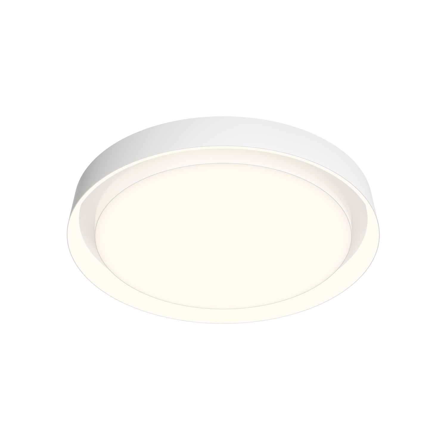 DK6516-WH Накладной светильник со встроенным светодиодом, 50W, IP 20, 3000K - 6500K, управление пульт Д/У (в комплекте) и Wi-Fi 2,4 Ггц. Эко система Smart Life, Яндекс.Алиса, белый, металл, полимер