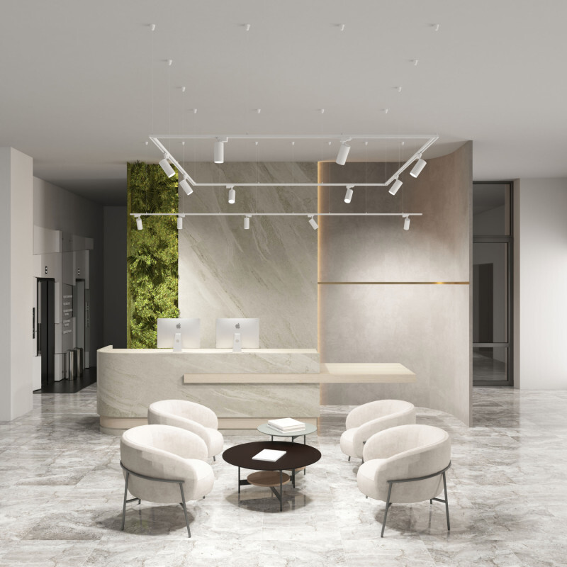 DK6454-WH Трековый светильник SOLID KOPER, 145мм, d70, 220V, LED 4000K, 24W, IP20, белый, алюминий